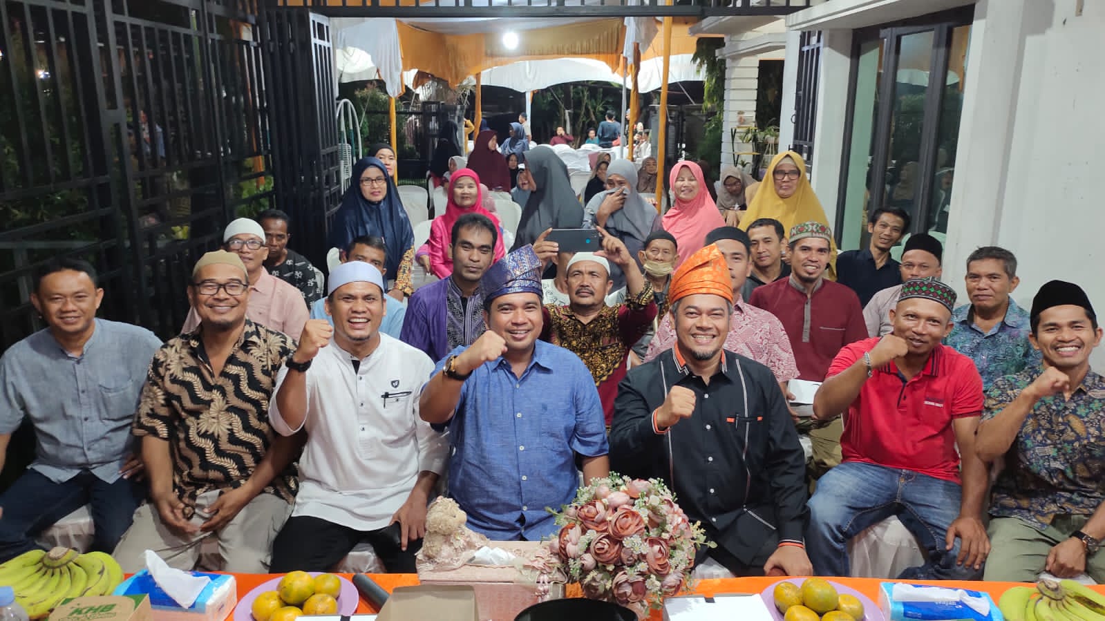Masyarakat yang antusias hadir saat reses Anggota DPRD Kota Pekanbaru Hamdani